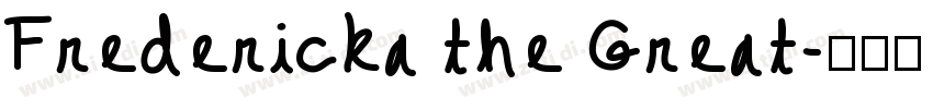 Fredericka the Great字体转换